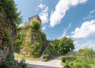 Hornber Castle Views Black Forest Germany