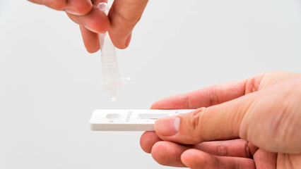 New crown pneumonia Covid-19 antigen reagent detection process