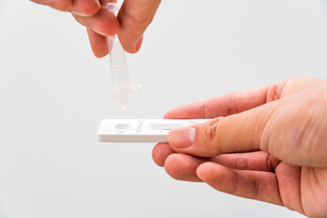 New crown pneumonia Covid-19 antigen reagent detection process