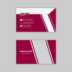 Fototapeta premium Corporate business card design.