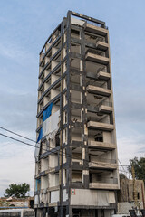 Office building in Beirut destroyed in an explosion, Beirut, Lebanon