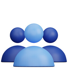 people leader 3d illustration