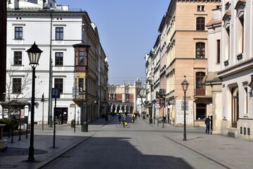 Fototapeta na wymiar Kraków, ulice, centrum miasta, zwiedzanie, Małopolska, Polska, 