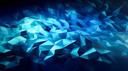 青い3Dの抽象的背景　Generative AI - 593217661