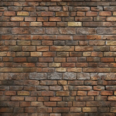 Brick wall texture. Generative AI