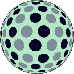 Abstract Color Ball Design vector circle designs