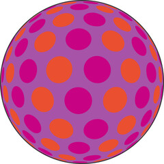 Abstract Color Ball Design vector circle designs