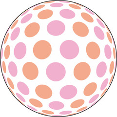 Abstract Color Ball Design vector circle designs