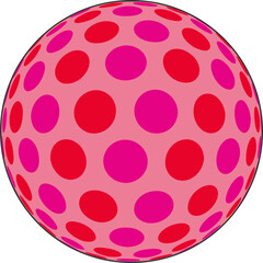 Abstract Color Ball Design vector circle designs