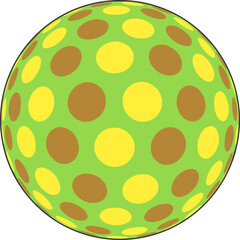 Abstract Color Ball Design vector circle designs