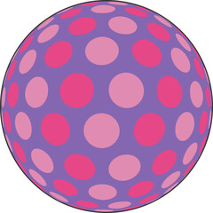 Abstract Color Ball Design vector circle designs