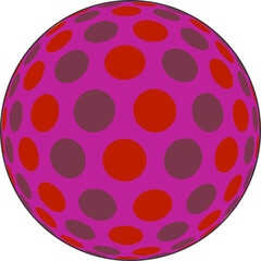 Abstract Color Ball Design vector circle designs