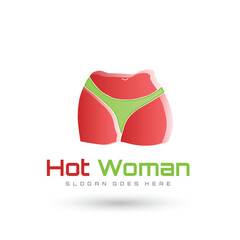 Sexy Girl Hot pepper. Flamed spicy pepper pod, burning red peppers icon, vector illustration	