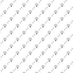 Fototapeta premium Square seamless background of geometric shapes of different sizes and opacity. The pattern is evenly filled with small geometric shapes