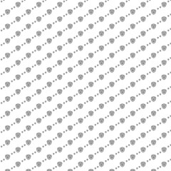 Fototapeta premium Square seamless background of geometric shapes of different sizes and opacity. The pattern is evenly filled with small geometric shapes