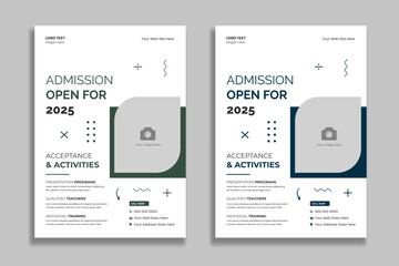 Junior School Promotion education flyer template