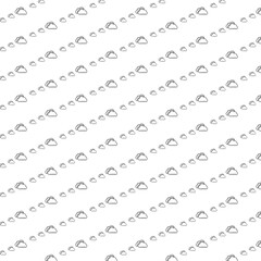Fototapeta premium Square seamless background of geometric shapes of different sizes and opacity. The pattern is evenly filled with small geometric shapes. Vector illustration on a white background. eps 10