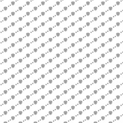 Fototapeta premium Square seamless background of geometric shapes of different sizes and opacity. The pattern is evenly filled with small geometric shapes. Vector illustration on a white background. eps 10