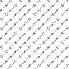 Fototapeta premium Square seamless background of geometric shapes of different sizes and opacity. The pattern is evenly filled with small geometric shapes. Vector illustration on a white background. eps 10