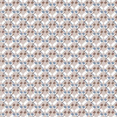 Abstract Hand Drawing Geometric Diamond Argyle Shapes Seamless Chevron Vector Pattern Isolated Background