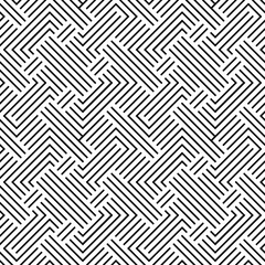 Vector seamless models. Modern stylish texture. Composition from regularly repeating geometrical element. Monochrome, simple. Vector illustrations.