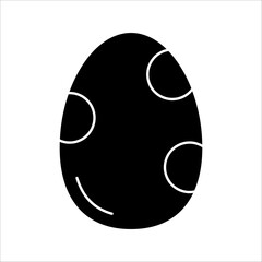 Easter simple line icon. Outline stroke of object. Linear sign pack. Perfect for web and mobile applications.