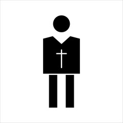 Easter simple line icon. Outline stroke of object. Linear sign pack. Perfect for web and mobile applications.