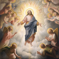 Fototapeta premium Painting Of Jesus Christ