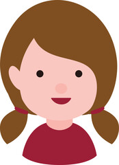 cute girl avatar icon