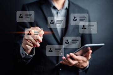 HR Finding team to new career recruitment sites. recruiting with online technology. unemployment finding job search for resume register job interview. career job vacancies.