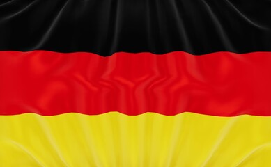 Illustration of the German flag