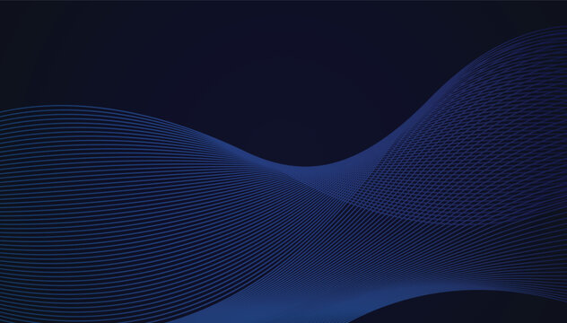 Blue Technology Background, Abstract gradient wave. Big data. Digital analytics background. Futuristic vector illustration.