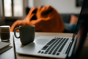 person typing on laptop