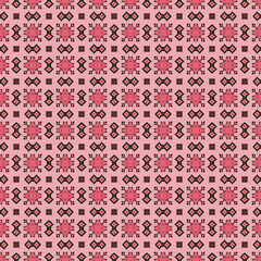 Seamless Fashion Geometry Pillow Minimal Arabic Stylish Repeat Beautiful Creative Vintage Shape Tile Trendy Art Fabric Textile Wallpaper Modern Print Line Design Background Graphic Pattern.