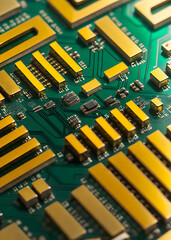 Futuristic AI Circuit Boards