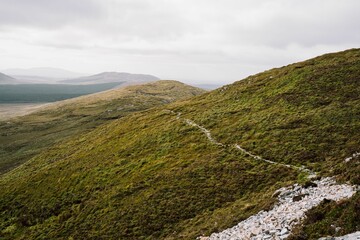 Fototapeta na wymiar Beautiful view of the Connemara National Park in Ireland
