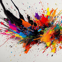 Paint Splatter Art