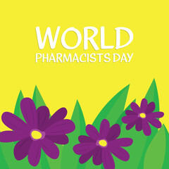  World Pharmacists Day o. Design suitable for greeting card poster and banner
