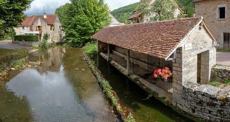 Fototapeta premium Traditional wash house in France