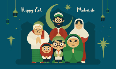 Happy Eid Mubarak with Family