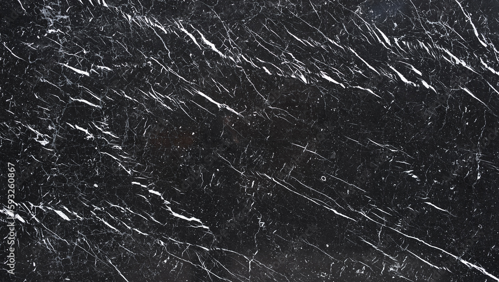 Wall mural Texture of a black marble surface