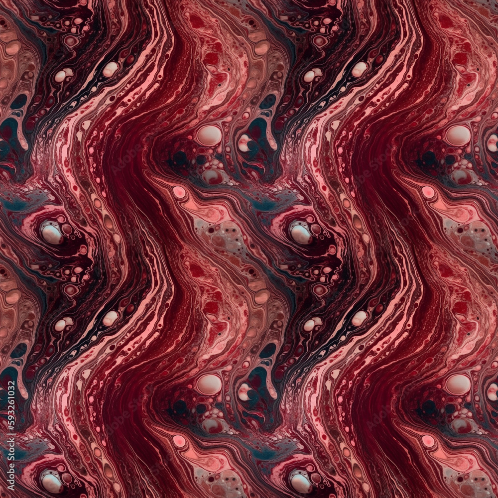Aufkleber jupiter atmosphere background with slow colorful blending flow mixing together. ai generative illust