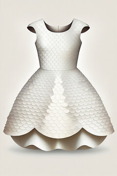 white dress images, AI Generative