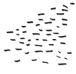 Yellow black pattern element doodle sketch oil painting brush texture background