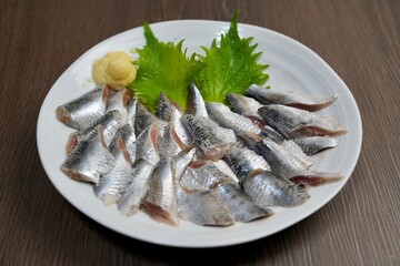 鰯の刺身