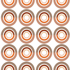 Geometric seamless pattern with white background 