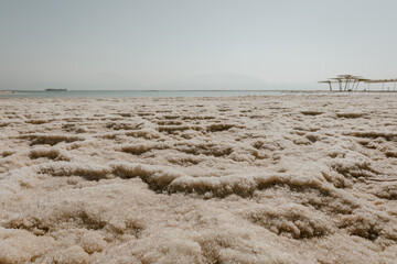 Salzkristalle am Toten Meer