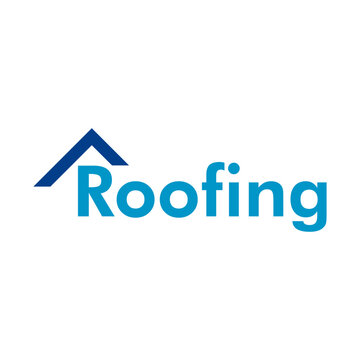 Housing and roofing logo for real estate purpose