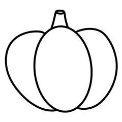 Pumpkin outline