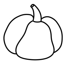 Pumpkin outline